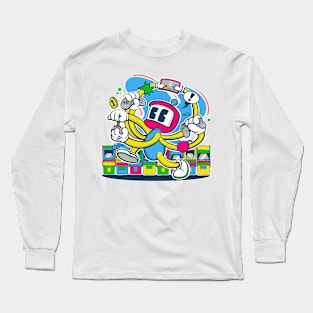 Multiplayer Retro Gamer Long Sleeve T-Shirt